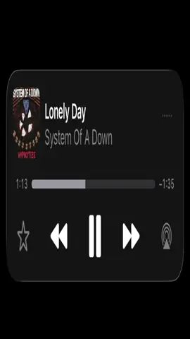 #music #systemofadown #song #fyp #lonelyday 