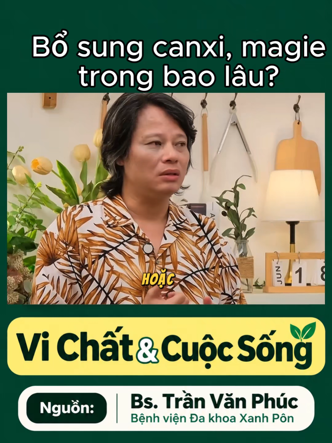 Bổ sung canxi, magie bao lâu thì đủ? #vichat #suckhoe 