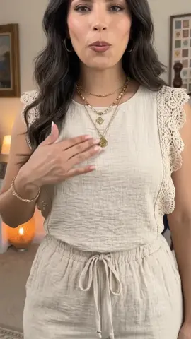 Tienda Estrella conjunto de 2 piezas Sin Mangas Con Top De Encaje Recortado Y Tela Texturizada Para Mujer #ConjuntoDeDosPiezas #ModaMexico #RopaDeMujer #TikTokModa #OutfitCasual 