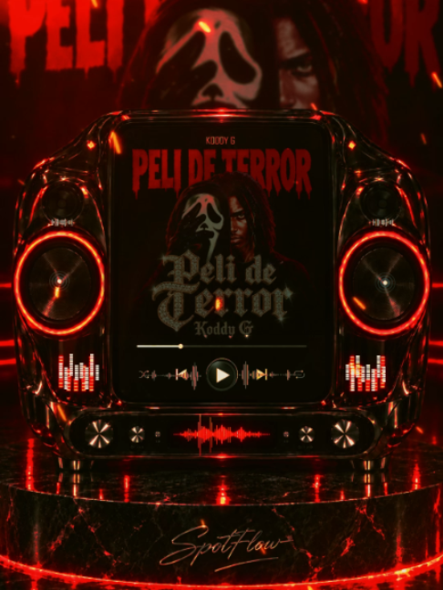 🎬🔥 “Peli de Terror” — Koddy G. La noche se pone oscura y la playlist toma el control. Hoy se escucha con actitud. 🖤🎧 ¿En el carro o con audífonos? ¿Dónde suena mejor? 👀👇 #PeliDeTerror #KoddyG #MusicaUrbana #ModoOscuro #EnRepeat #SpotFlow #ParaTi #Reels