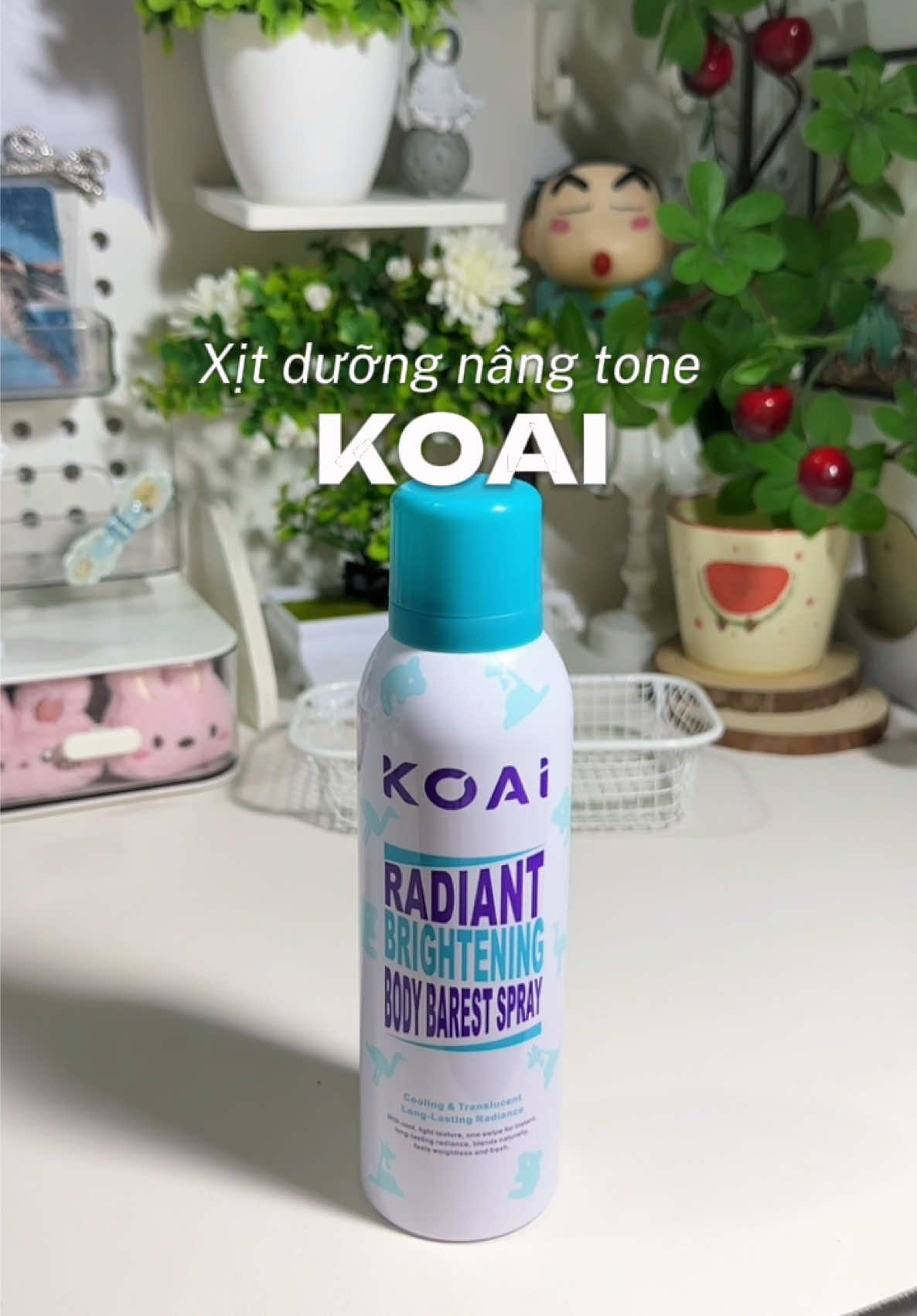 Xịt nâng tone da chị Hương Giang dùng😻#xitduongnangtonebody #koai #xitnangtone #xitnangtonekoai #xuhuong 