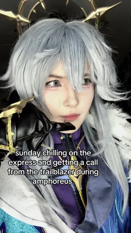 all my sunday videos are so bad because my ringlight is so BRIGHT it burned my eyes so please excuse if i’m just staring at the camera I CANT SEE.  #sunday #sundayhonkaistarrail #sundaycosplay #HonkaiStarRail #hsr 