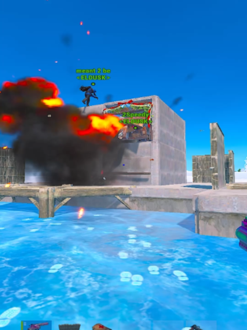 EARLY GAME RAIDING LOADED #rust #rustconsole #viral #edit