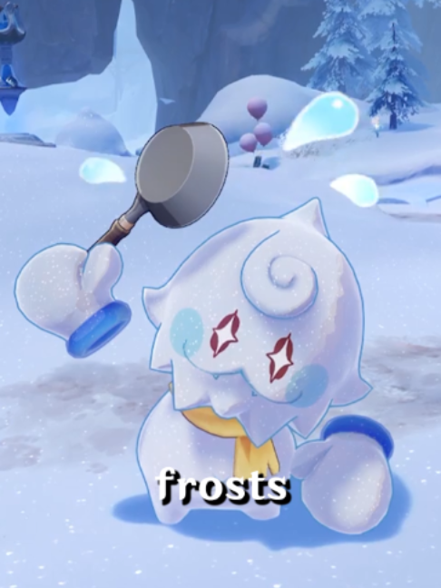 What do snezhnaya's jack frosts eat? #genshin #resinless #snezhnaya
