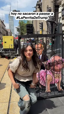 hoy no sacaron a pasear a #LaPerritaDeTrump hoy solo hablamos de que #ClaudiaDaResultados