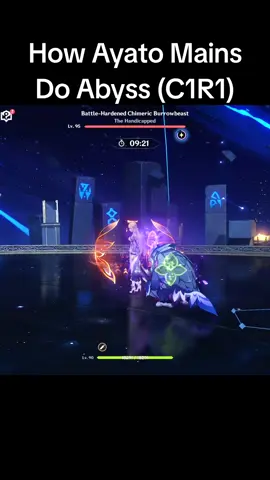 How Ayato Mains Do Abyss #ayato #GenshinImpact #hoyocreators #fyp 