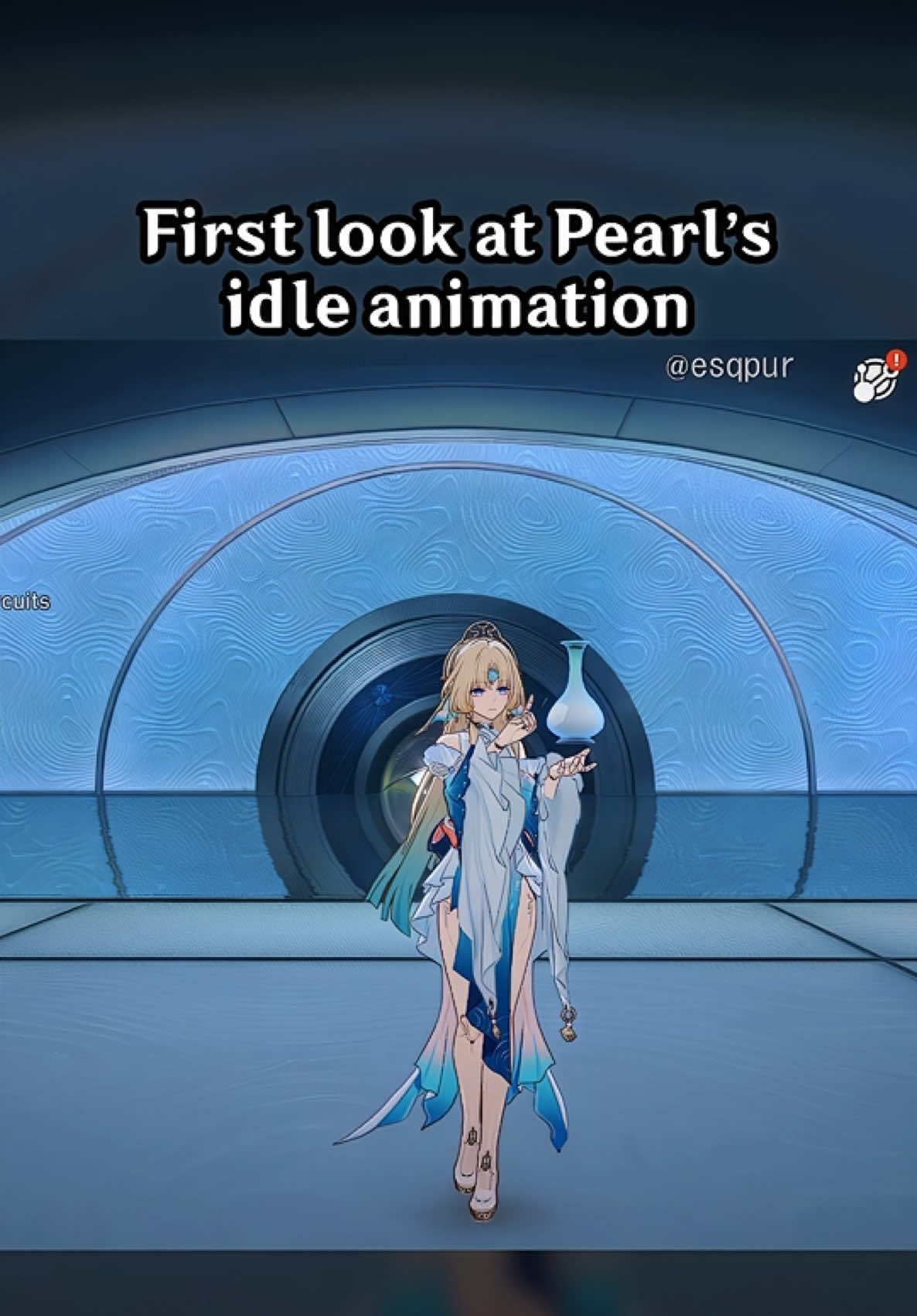First look at Pearl's idle animation #HonkaiStarRail #hsrguide #hsrcreators #Pearl 