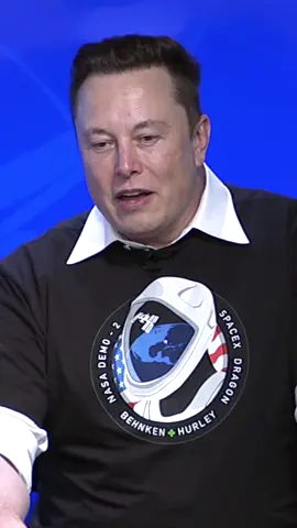 Elon, hours after Dragon first launched astronauts: 