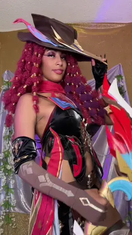 God I love this wig #GenshinImpact #genshincosplay #hoyocreators #chasca #blackcosplayer 