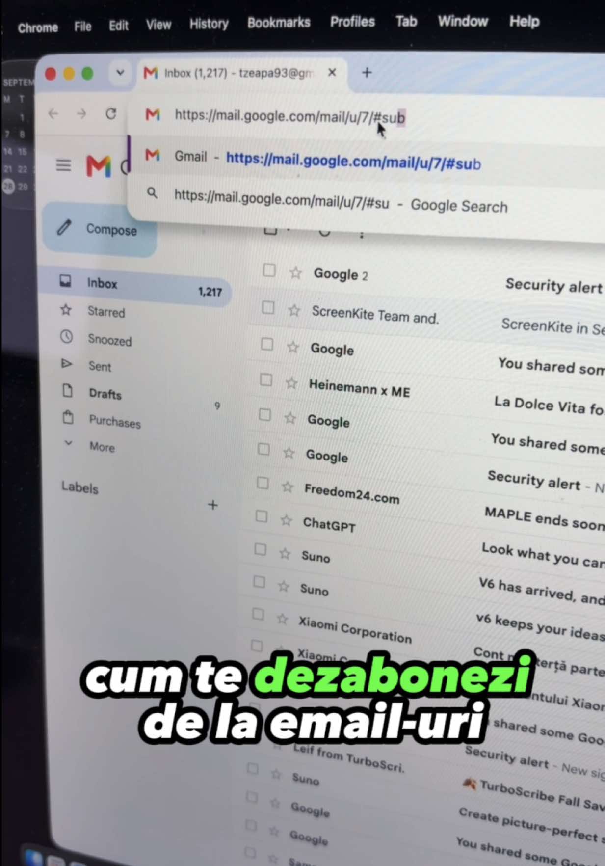 Uite cum te dezabonezi de la email-uri #invatapetiktok #sfaturi #gmail #tipsandtricks #sfaturiutile 