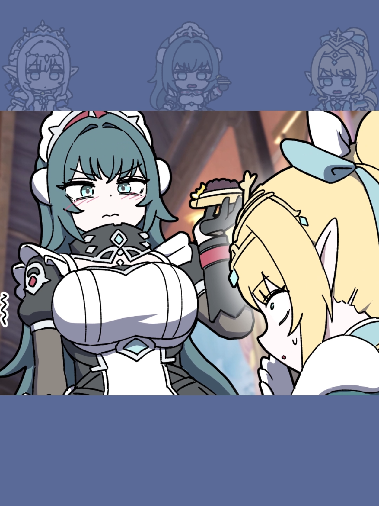 Feeding Danica a Lemon! 🐋🍮🍋🧚‍🧊 @GenshinImpact #StoriesofFrostSnow #GenshinImpact #genshin6thanniversary #Vesna #Vodyanitsa 