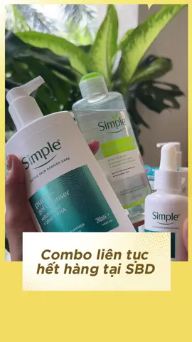 Chốt đơn lẹ mấy bà #simplevietnam #nuoctaytrangsimple #serumniasimple #srmpurify 
