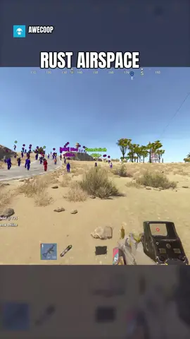 POV: you let us loose in an attack heli 💀 Which pass was the wildest? #Rust #RustPvP #GamingClips #AweCoop