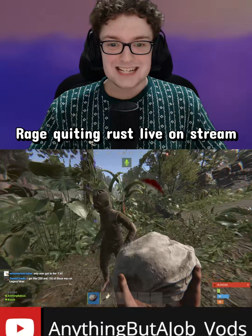 after dieing at spawn for the 100th time I had enough  #rust #ragequit #rustgame 