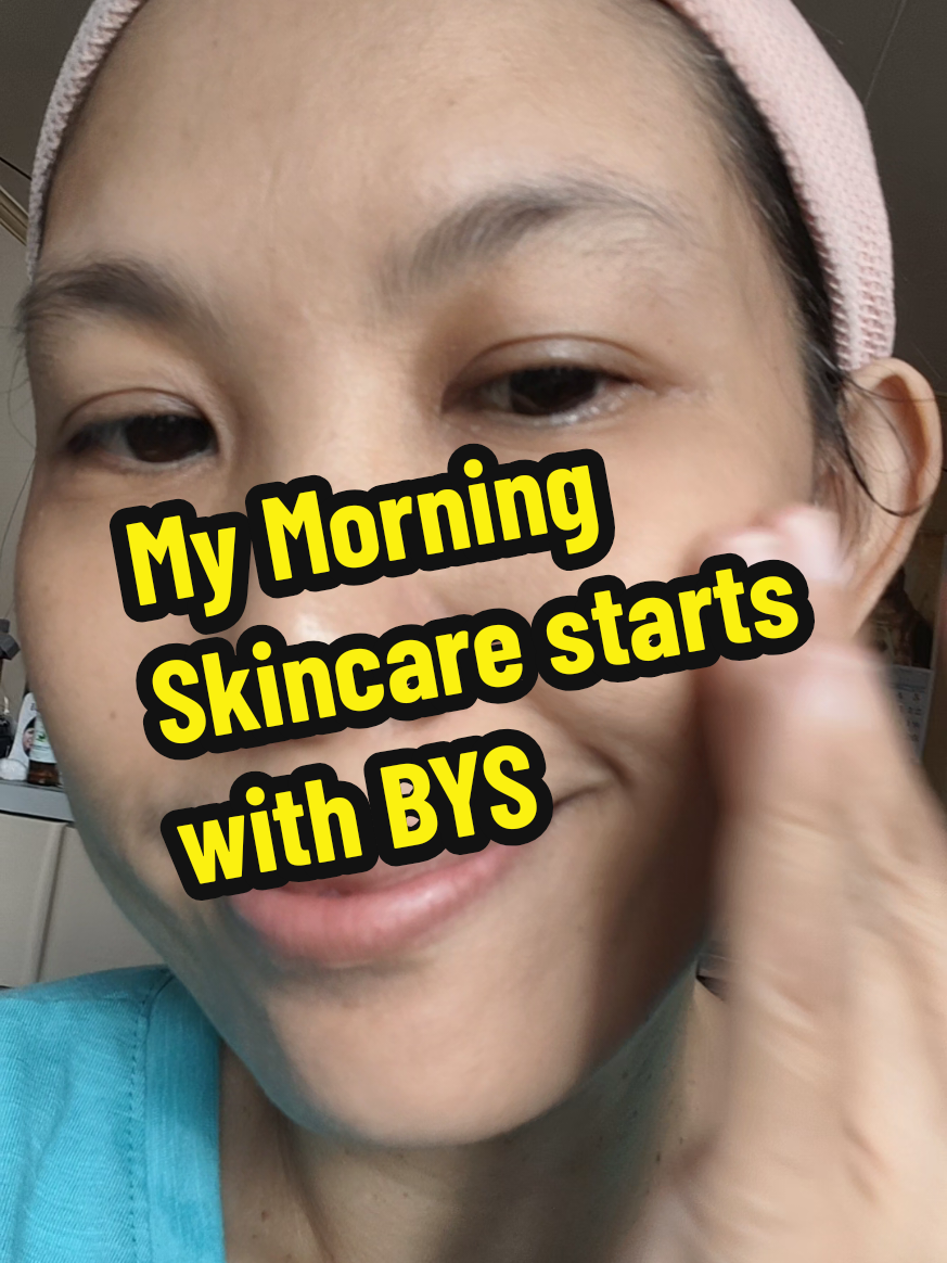 My Morning Skincare starts with BYS @skinbybys #SkinbyBYS #GlowMaxxing #face #cleanser #skincare 