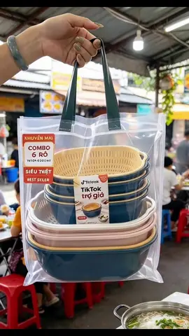 Set 6 món rố nhựa đa năng