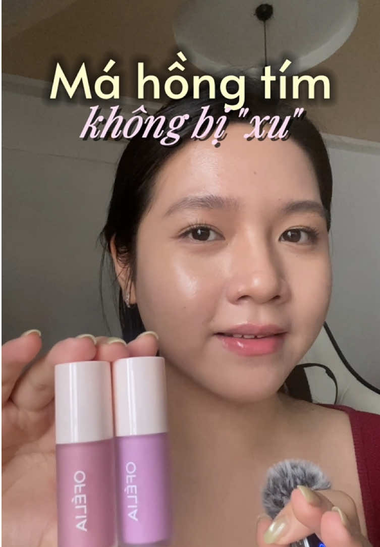 Điểm danh 2 màu má hồng tím nên thử của Ofelia #heidihayshare #reviewlamdep #ofeliavietnam #mahong 