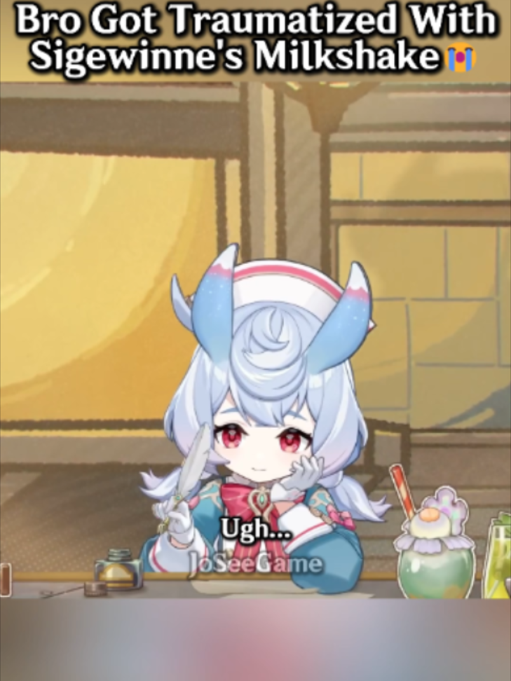 Bro Got Traumatized by Sigewinne’s Milkshake 😭 #GenshinImpact #genshin #原神 #genshinmemes #hoyoverse #hoyocreators #fyp #vesna #vodyanitsa #wriothesley #sigewinne