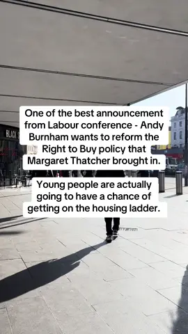 Undoing the decades of damage Thatcher did with the Right to Buy #thatcher #righttobuy #andyburnham #politics #labour 