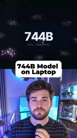 Calibri just ran a 744 billion parameter AI model on a laptop without a GPU, using smart RAM and hard drive streaming. This breakthrough challenges NVIDIA’s GPU dominance and offers an accessible offline AI experience for developers and tech enthusiasts. #AI #AITools #TechInnovation #MachineLearning #OpenSourceAI