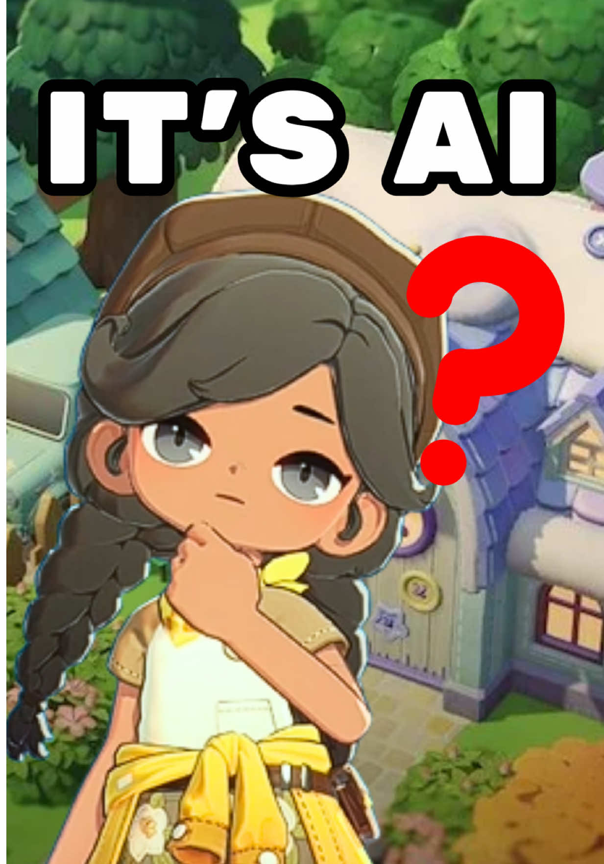 Oppa.....okay well my thoughts on the AI features in hoyo new cozy game petit planet 🧐#petitplanet #cozygame #gameplay #genshin #aniimo 