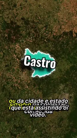 🌍 Você conhece Castro ? #castro#parana#brasil#curiosudades @HistoryGeo @HistoryGeo @HistoryGeo 