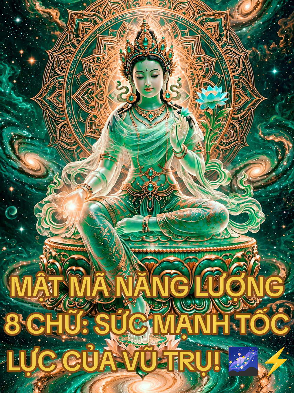 Nếu bạn đang cảm thấy năng lượng của mình bị chạm đáy, hãy để mật mã âm thanh tối cao của Đức Phật Mẫu Tara Xanh thiết lập lại trật tự trong tâm thức bạn. OM TARE TUTTARE TURE SOHA 💚 Nếu bạn xem được video này đúng vào lúc cuộc sống đang bế tắc, đó là tín hiệu vũ trụ nhắc bạn đã đến lúc tái tạo lại năng lượng.  Hãy lưu ngay video này lại, bật nó lên mỗi đêm trước khi đi ngủ và tự mình kiểm chứng sự thay đổi kỳ diệu sau 7 ngày nhé! #taraxanh #lucdomau #thanchu #tanso432hz #nangluongtichcuc  @Song Nhân 