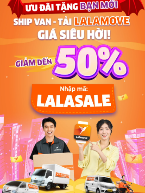 Tháng mới tất bật lên đơn cũng đừng quên nhập mã: LALASALE để tiết kiệm hơn trên mỗi đơn hàng nha khách ơi!! #lalamove #giaohang #chuyennha