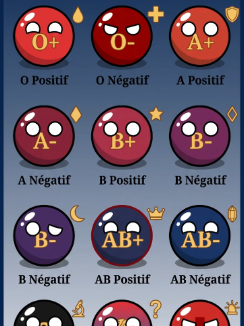 Explication des différents groupes sanguins : B positif #lernenmittiktok #bildung #pourtoiii