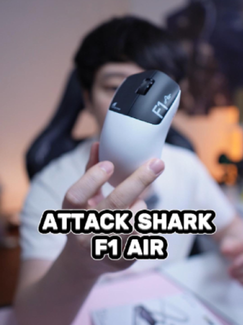 review và test hiệu năng chuột gaming không dây Attack Shark F1 Air #chuotgaming #attackshark
