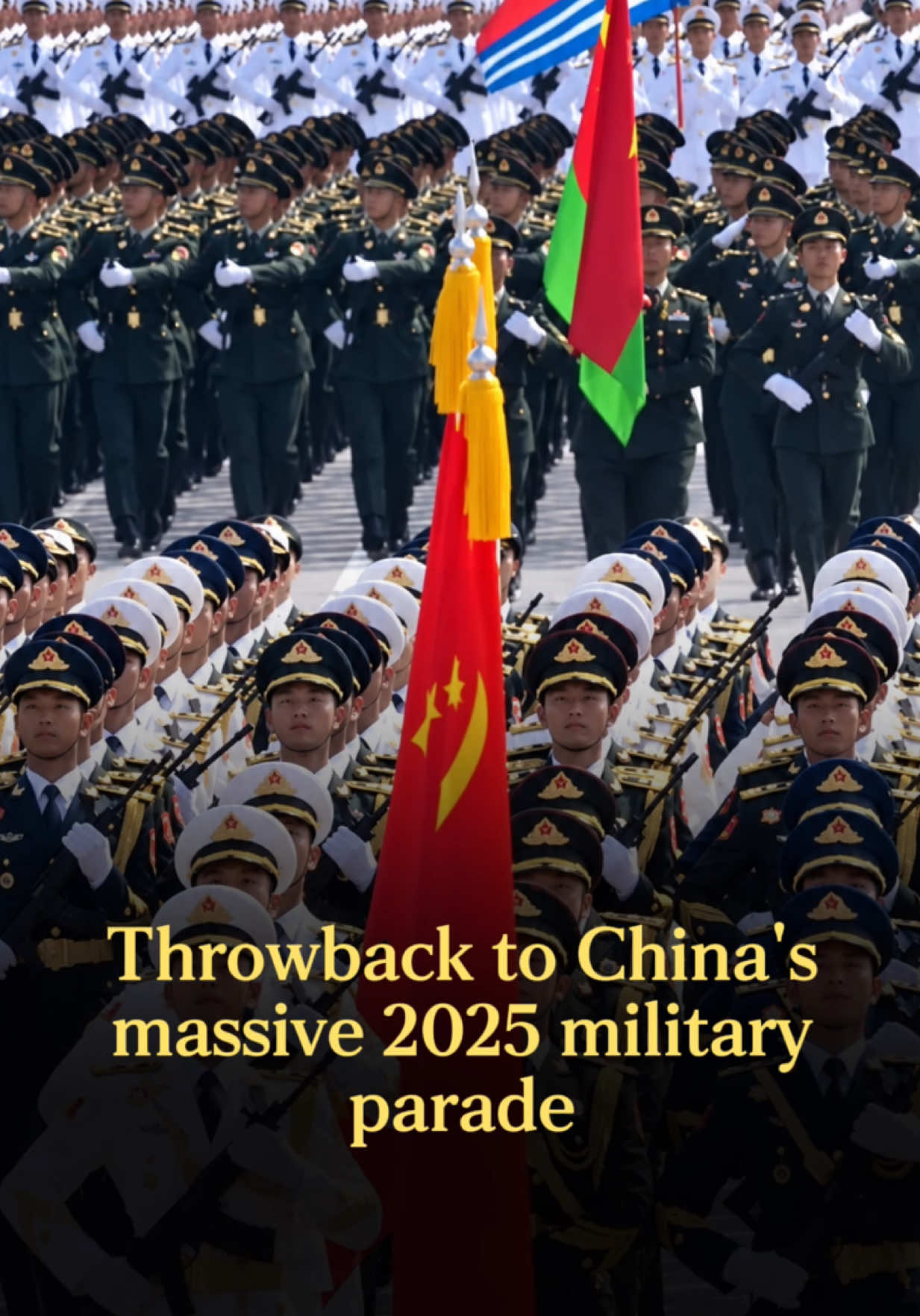 Happy Birthday, China 🇨🇳 With no military parade taking place this National Day, here’s a throwback to China’s most recent major military parade, held in Beijing on September 3, 2025. More than 10,000 personnel, 100+ aircraft and hundreds of pieces of military equipment took part across 45 formations. #military #militaryparade #soldier #china #parade 