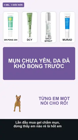 Ai đang phân vân giữa mấy gel chấm mụn giá mềm thì xem cái này trước!  #DCYgelchấmmụn #GelChamMunGiaRe #DaDauMun #ReviewMyPham #SkincareTips