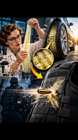 Từ lốp ô tô đến ÁO CHỐNG ĐẠN! 🤯🚗 #Kevlar #AoChongDan #Oto #KhamPha #KienThuc