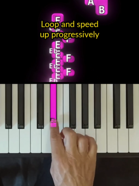 MOZART - Turkish March (Easy Piano Hack!) #piano #easypiano #pianotutorial #aupianofr #mozart #turkishmarch #classicalmusic