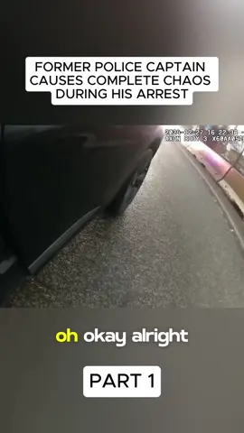 Former Police Captain Causes Complete Chaos During His Arrest#cops#bodycam#police