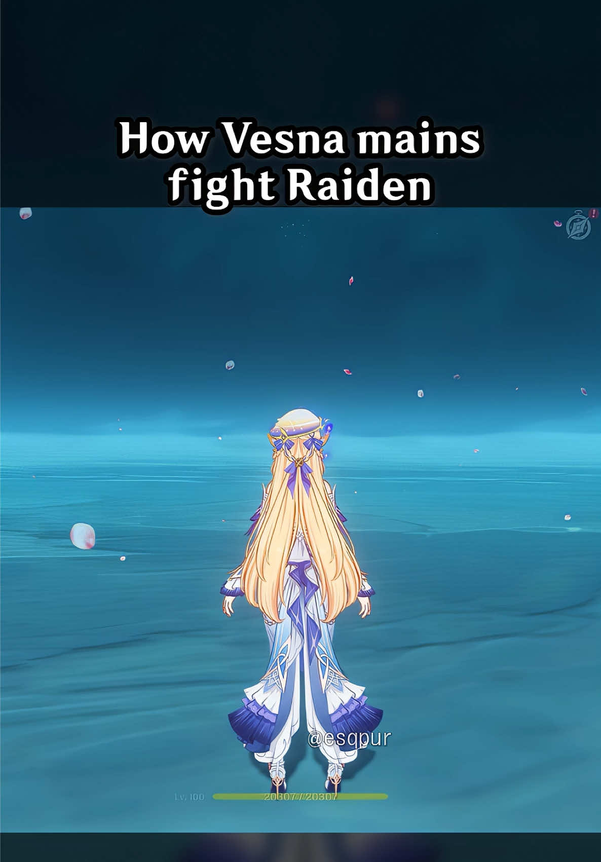 How Vesna mains fight Raiden #GenshinImpact #hoyocreators #Vesna 