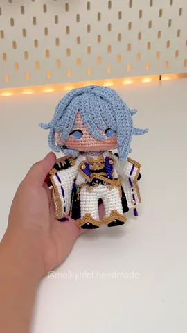 Crochet Ayato 🧶💙 #crochet #ayato #GenshinImpact 