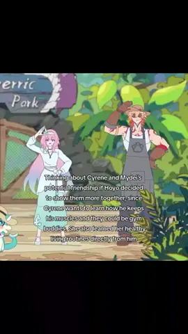 NOT SHIPPING!!! idrk abt this tho and I love them both they're my favs from ampho along w cipher and phaichan☹️I wish hoyo showed more phainon and cyrene interaction too since those two r literally childhood friends...not js talking about mydei and cyrene btw this applies w her and all other Chrysos Heirs but I love Mydei and Cyrene sooo cr art to gamlamey anw i love ley, gaby, alf, wert, ASStra, vivi, nyx, holantern, milla, SIA, TIRAMISU, GAIA, RAVIS, CIFE, MEI, MIO AND MIYOMIRU MY BABIES EVERRR #hsr #HonkaiStarRail #xyzbca #fyp #DONTLETTHISFLOPTIKTOKINEEDGENUINEANSWERS .
