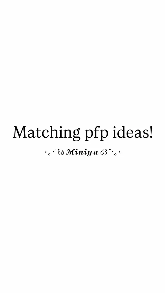 #pfp #couple #avatar #miniya #highlight 