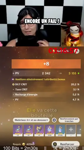 Encore un artefact gâché... #GenshinImpact #fail #rage #souwtane