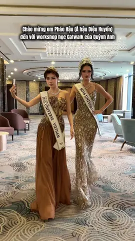 Cô gái đầu tiên đến với workshop Catwalk của Quỳnh Anh quá xinh đẹp, tài năng và rất Slay đúng không cả nhà @Pháo Northside🇻🇳 #QuynhAnh #NguyenQuynhAnh #MissUniverseVietnam #MissUniverseVietnam2026 #MUVN2026 