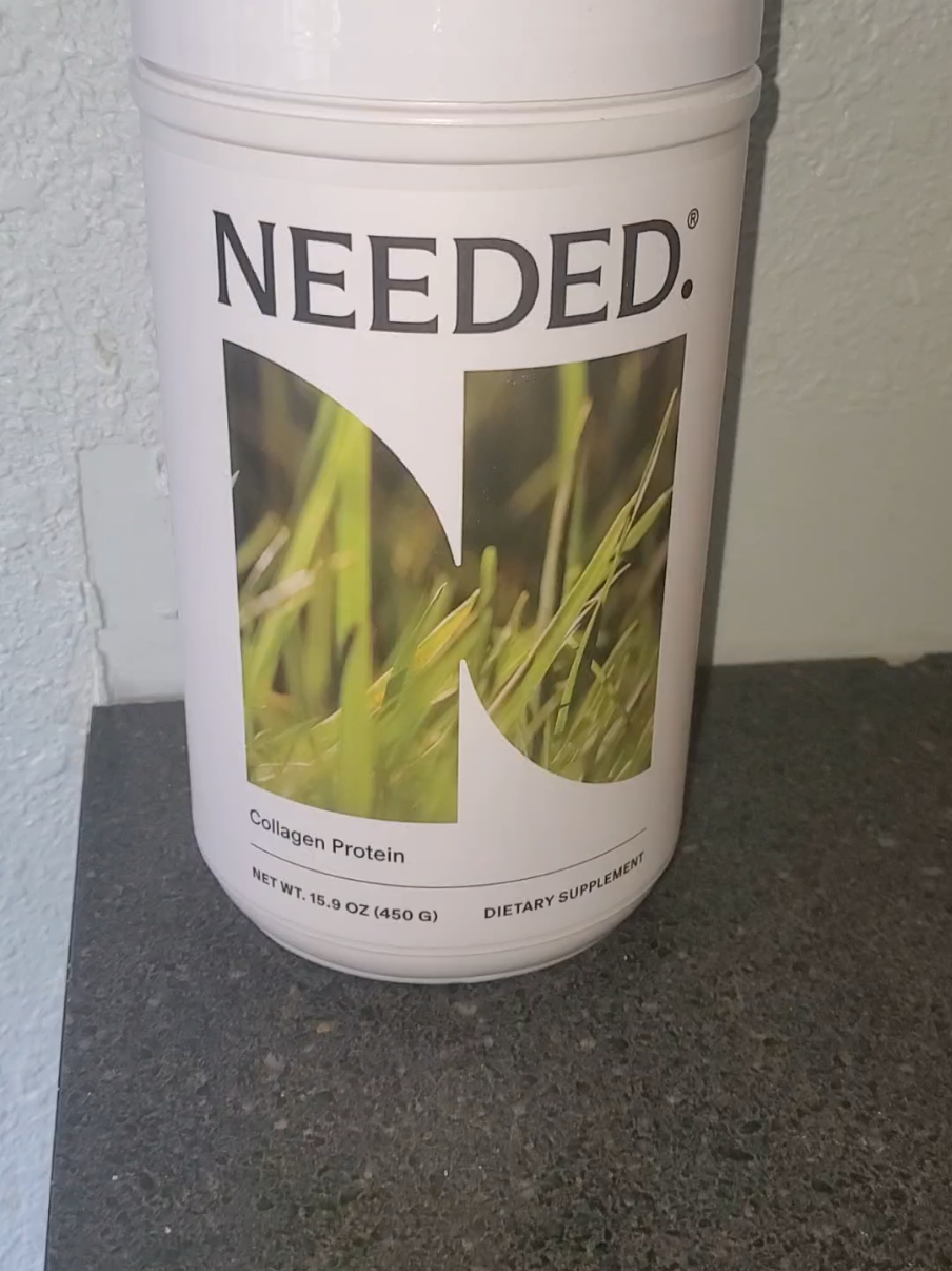 Suplemento de péptidos de colágeno para mujer Needed Nutrition (frasco de 1 lb). Apoya la elasticidad de la piel, la salud articular y la nutrición femenina en todas las etapas de la vida. #ShopWithConfidence #TikTokShopBlackFriday #TikTokShop #NeededNutrition #SaludFemenina