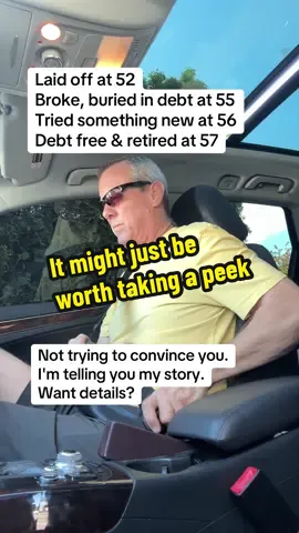 Being skeptical is fine. Being curious works, too. #retireearly #retirementincome #workfromyourphone #over50ontiktok 