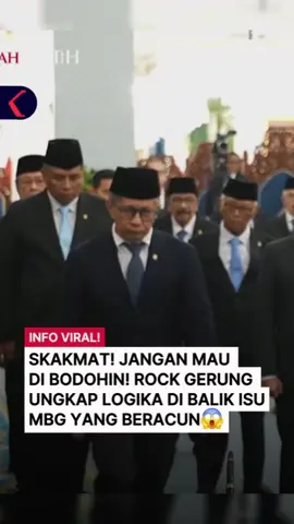 Rocky Gerung ikut buka suara soal polemik MBG yang diduga menyebabkan keracunan. Ia menyoroti logika di balik persoalan tersebut dan mempertanyakan bagaimana kasus ini bisa terjadi. Pernyataannya pun kembali jadi sorotan publik. #wpindo #prabowo #rockygerung #mbg #fyp 