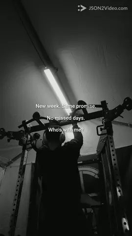 New week. Same promise. No missed days. Who's with me? #winterarc #discipline #workoutmotivation #fyp