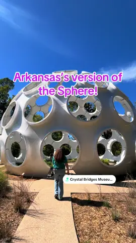 We were first…what can I say! 😁#tiktokgoexplore #arkansas #sphere #art #waltonfamily 