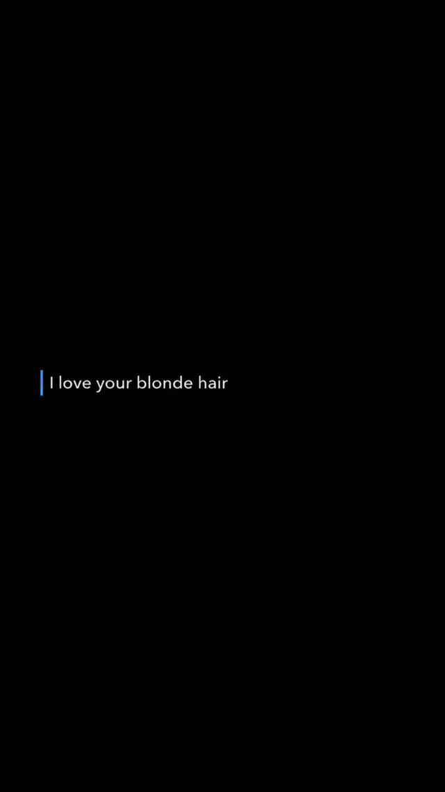 Blonde?  