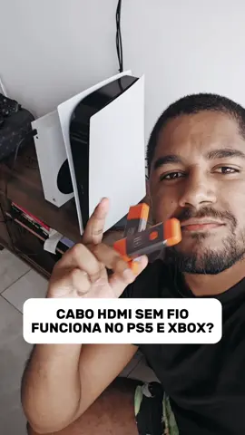 Cabo HDMI sem fio realmente funciona no PS5? #ps5 #play5 #console #playstation #xbox 