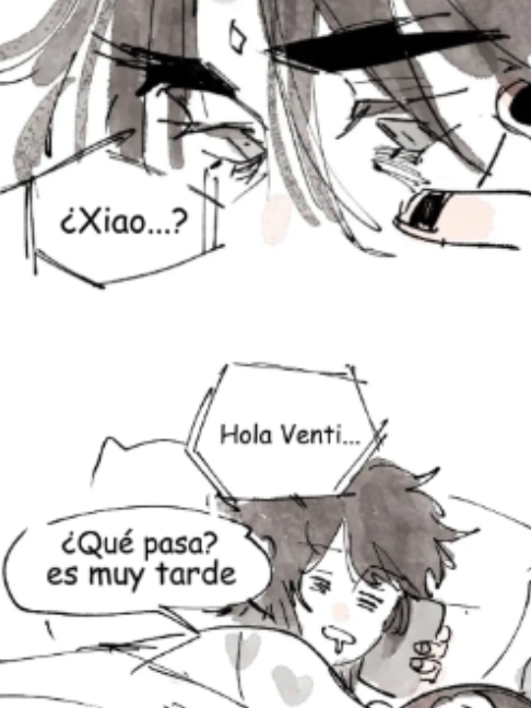 Tu Voz... || #xiaoven || FUA, HOLA. Vi hace tiempo este comic y AMO el trabajo de la artista ASI QUE OBLIGUE/INVITE A @lullabyyatovt A SER GEIS que bonitos los geis tristes HAHA #GenshinImpact #fandublatino #xiaogenshinimpact #ventigenshinimpact