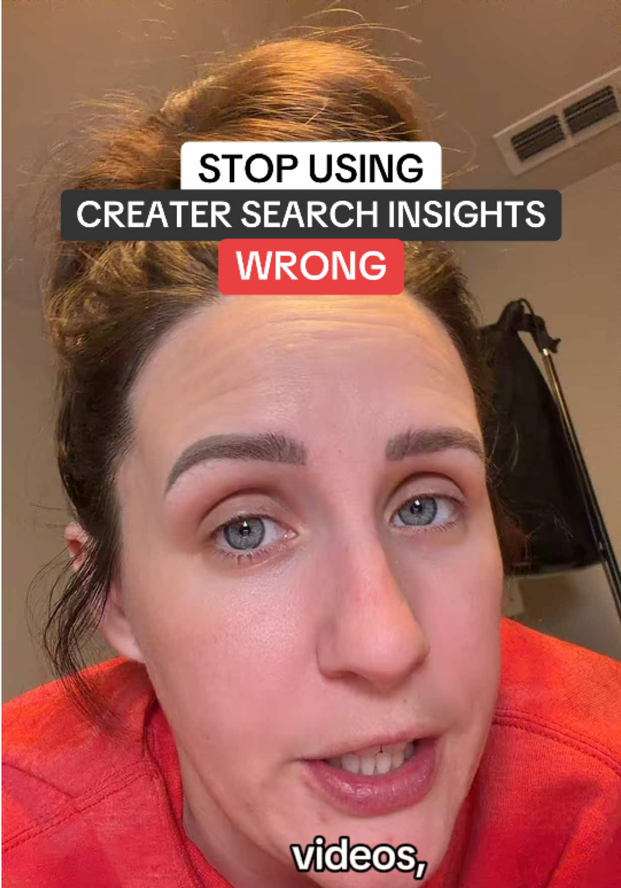 Stop using creator search insights wrong. Do this instead. #smallcreator #tiktokgrowthtips #creatorsearchinsights #tiktoktips #grownow 